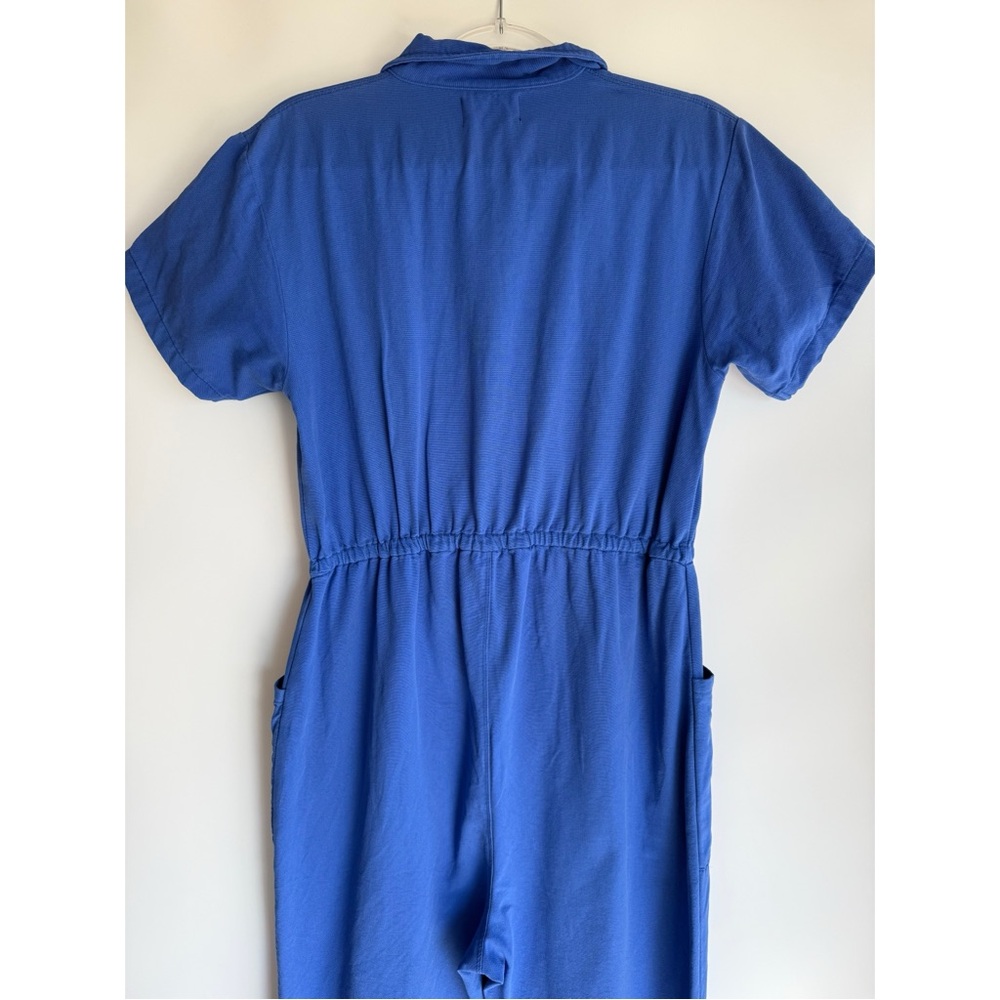 Noble Blue Utility Jumpsuit - Picture 7 of 16